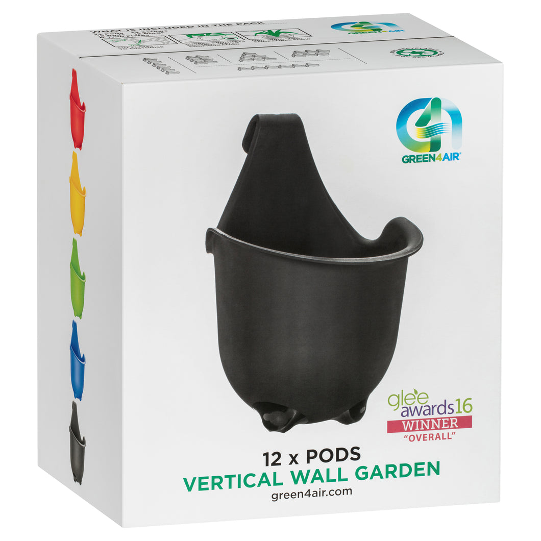 Green4Air vertical green wall garden kit. Buy wall garden.